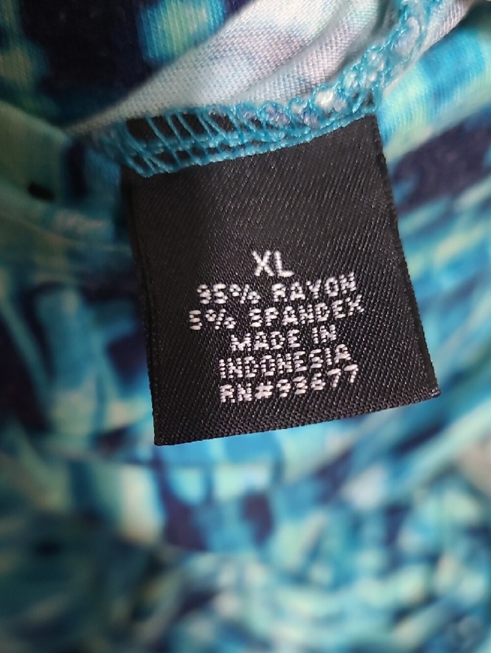 a.n.a Blue Tie-Dye Skirt - Picture 3 of 6